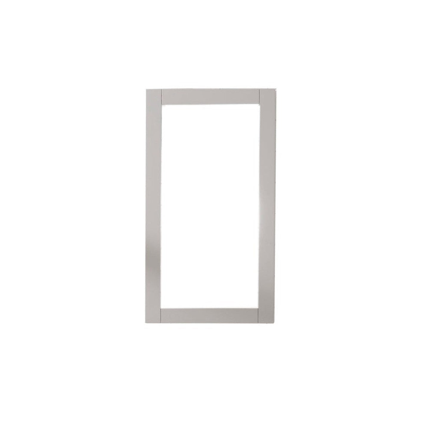 Legion Furniture 16" W x 30" H Gray Mirror