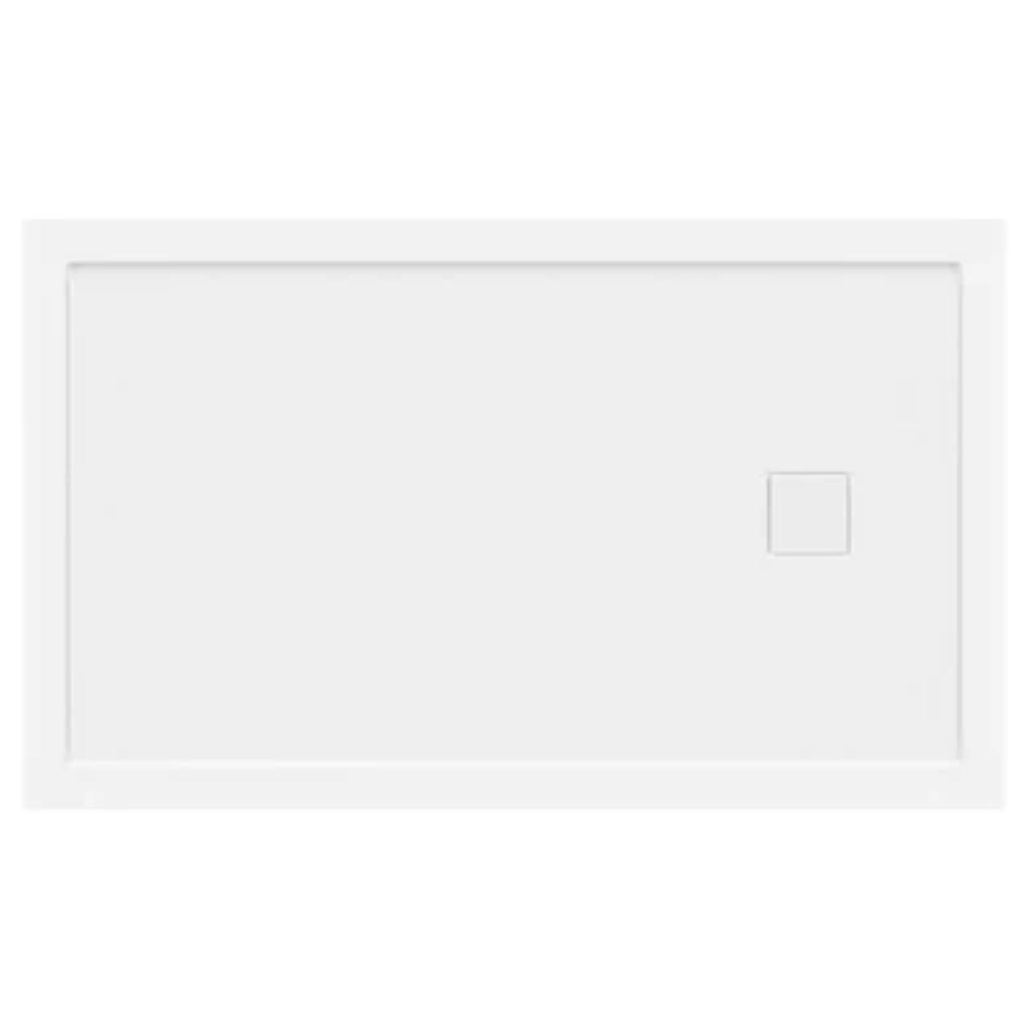 LessCare 60" x 36" Right Double Threshold Shower Pan Base Wall Corner