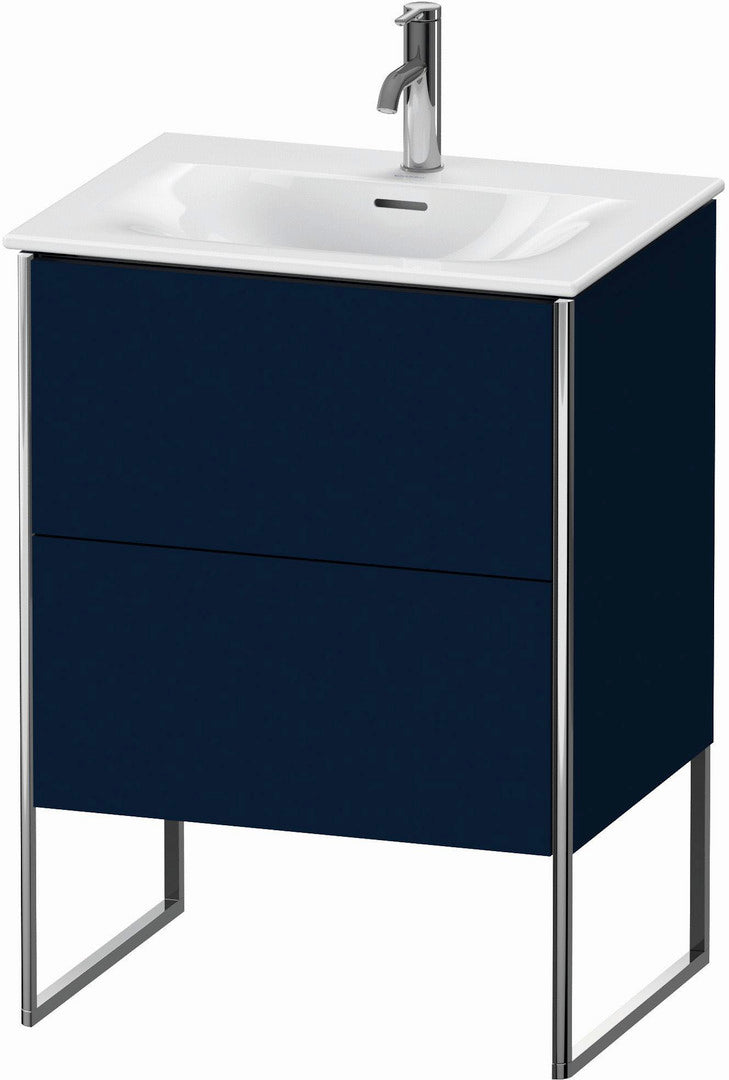 Duravit XSquare 24" Midnight Blue Two Drawer Floorstanding Vanity Unit (XS452209898)