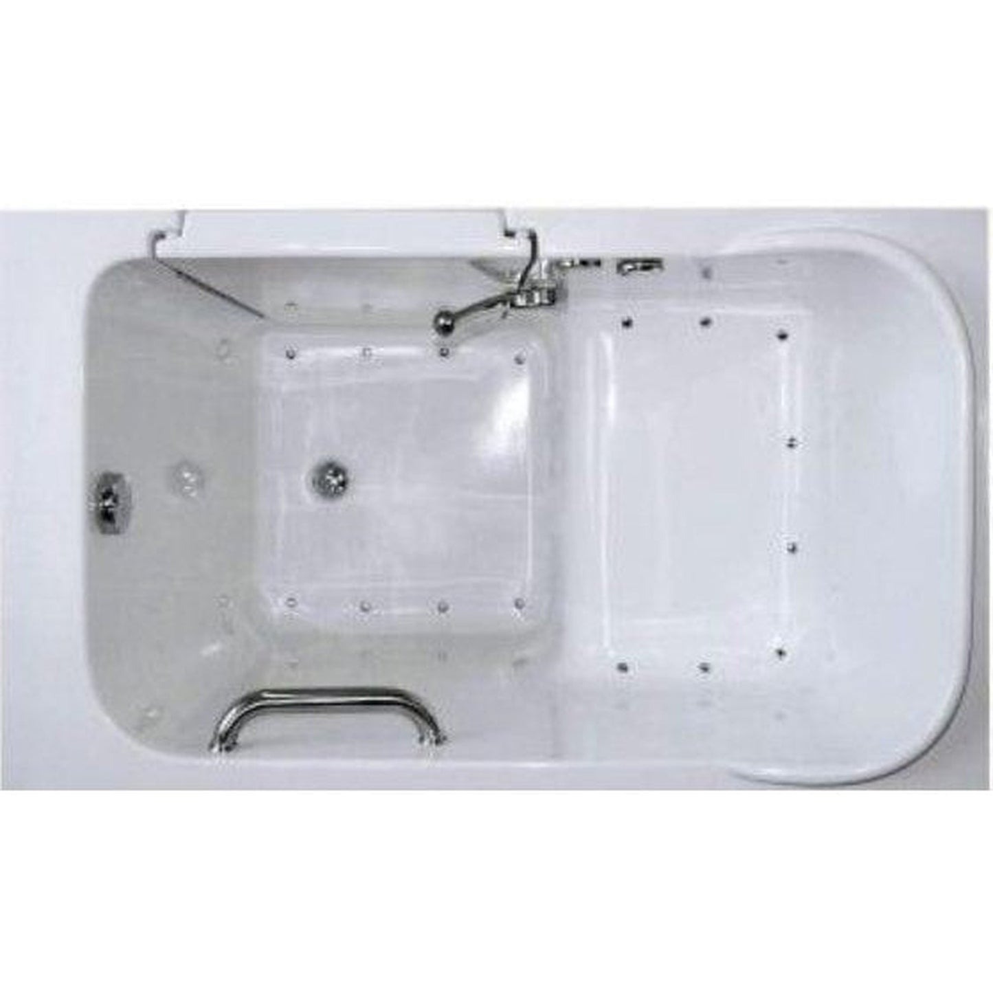 Mobility Bathworks 28"W x 48"L x 40"H Walk-In Right Hand Air Jetted Tub - White