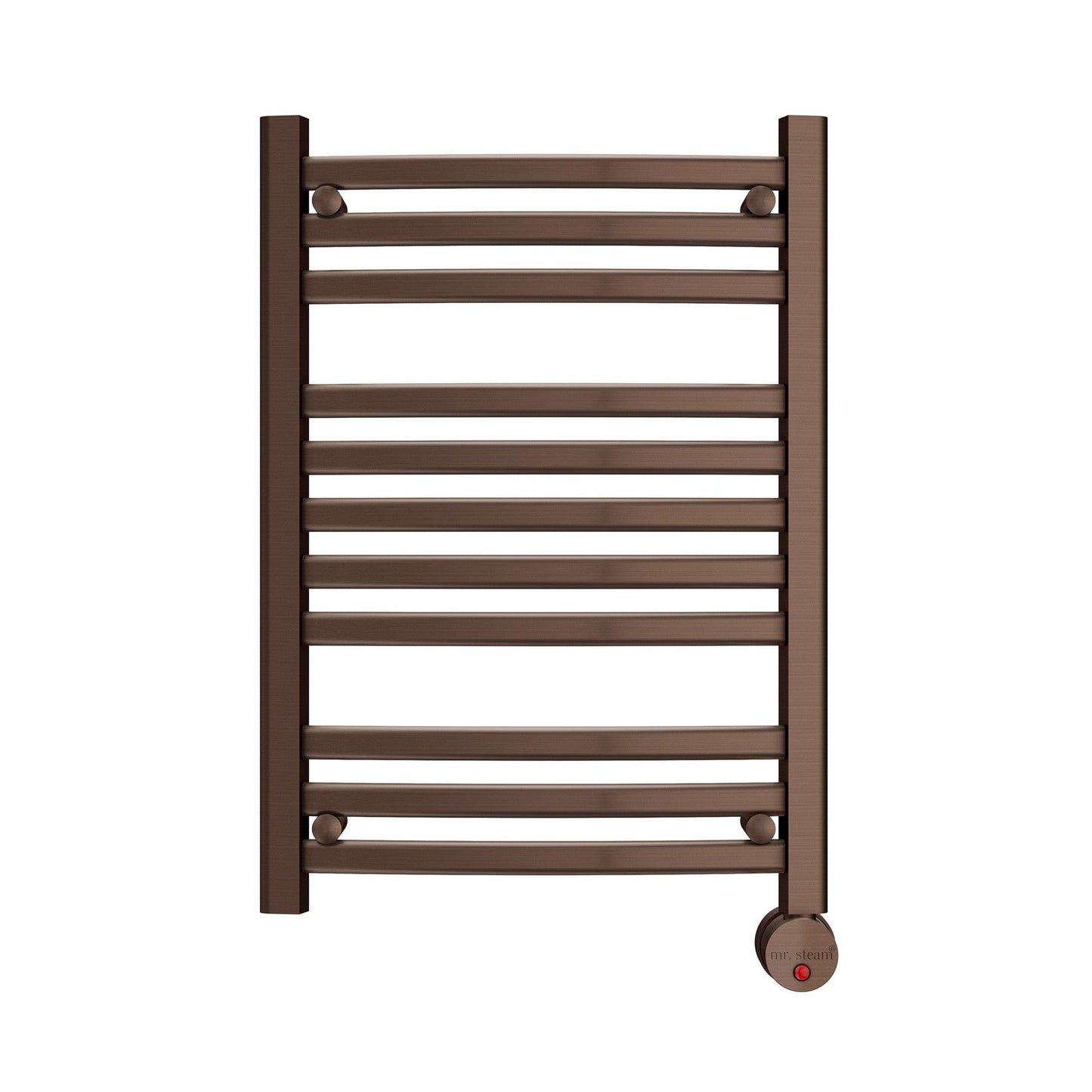 MrSteam Broadway 28" Wall-Mounted Towel Warmer in Brushed Bronze