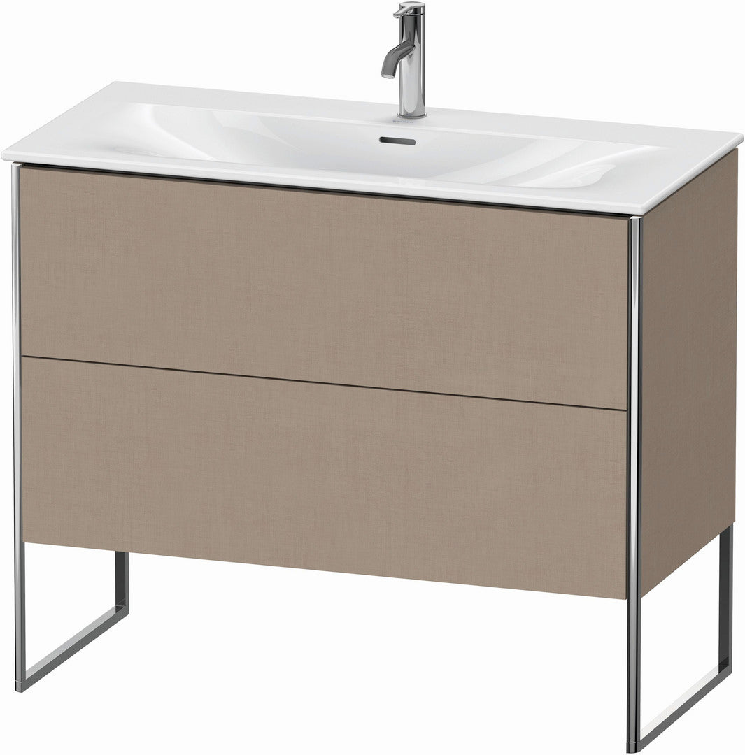 Duravit XSquare 40" Linen Two Drawer Floorstanding Vanity Unit (XS452507575)