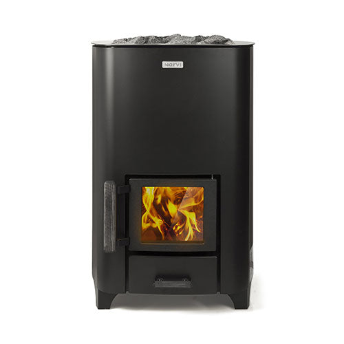 Narvi NC Black Wood-Burning Sauna Stove