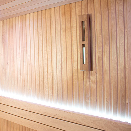 PROSAUNAS Cedar 15-Minute Wall-Mounted Rotating Sauna Sand Timer