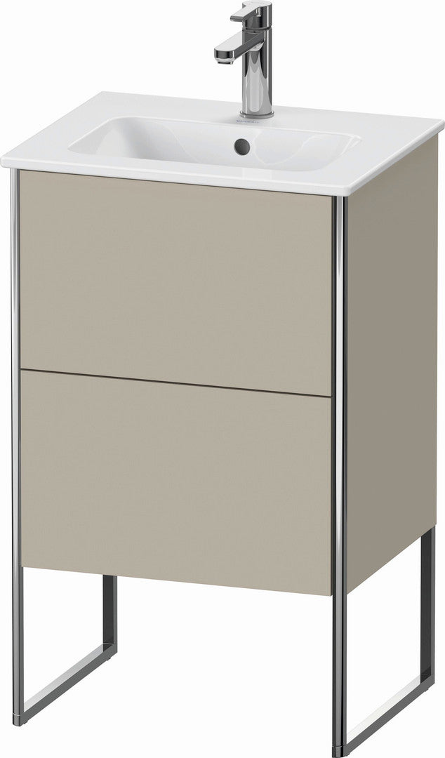 Duravit XSquare 20" Taupe Two Drawer Floorstanding Vanity Unit (XS445706060)