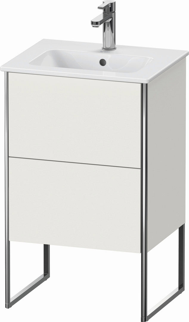 Duravit XSquare 20" Nordic White Two Drawer Floorstanding Vanity Unit (XS445703939)