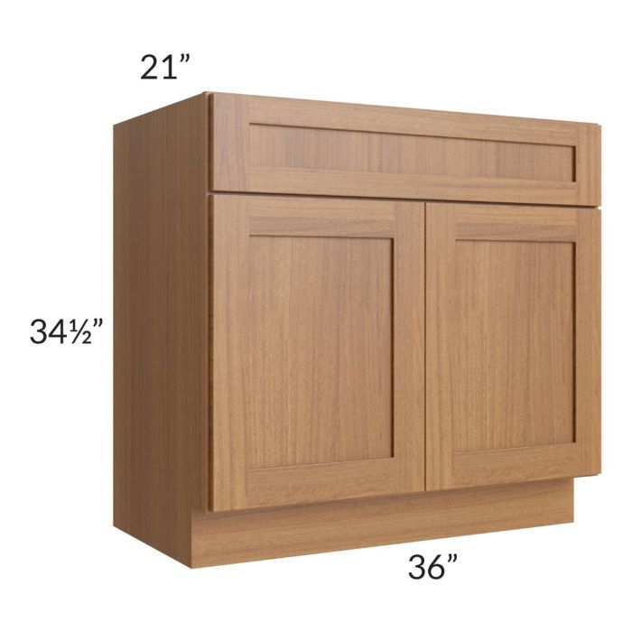 RTA Artisan Walnut Shaker 36" Bathroom Vanity