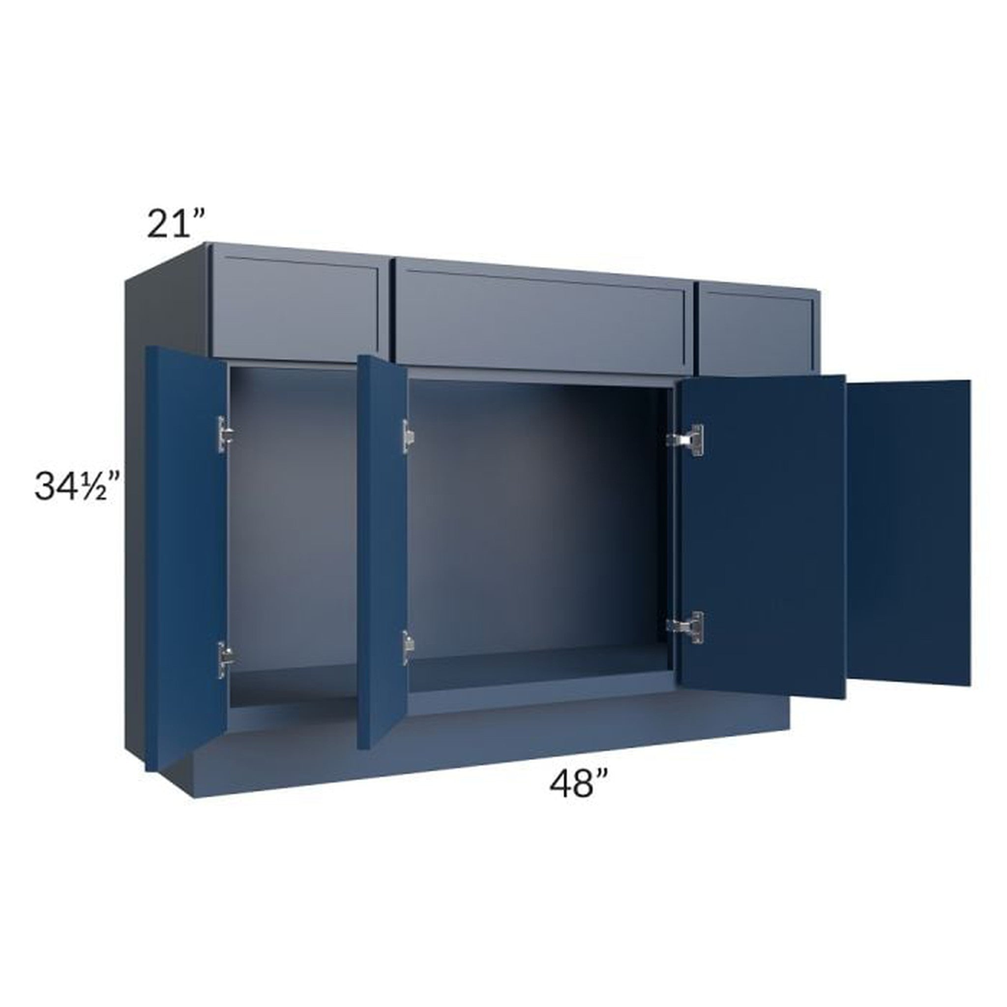 RTA Portland Navy Blue 48" Bathroom Vanity – US Bath Store