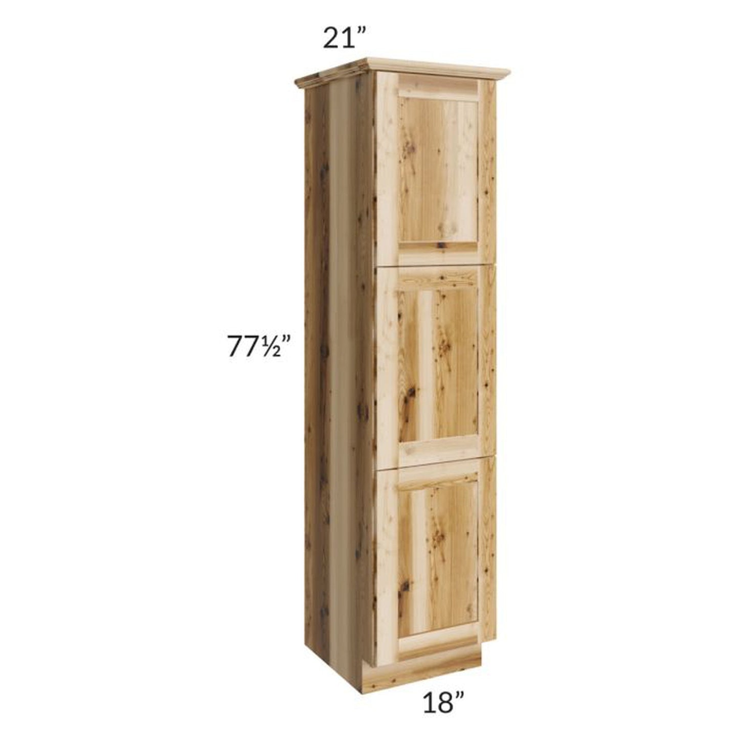 RTA Prairie Shaker 18" x 78" Linen Cabinet