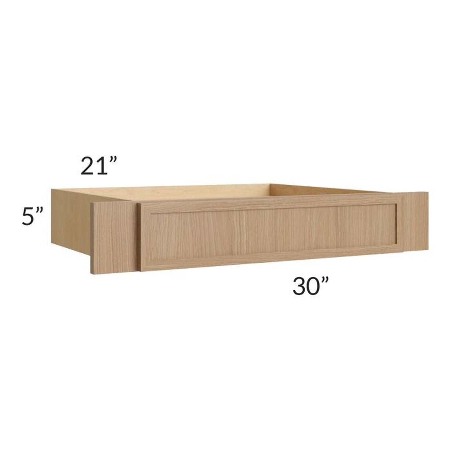 RTA Township Rift Oak 30" Vanity Knee Drawer