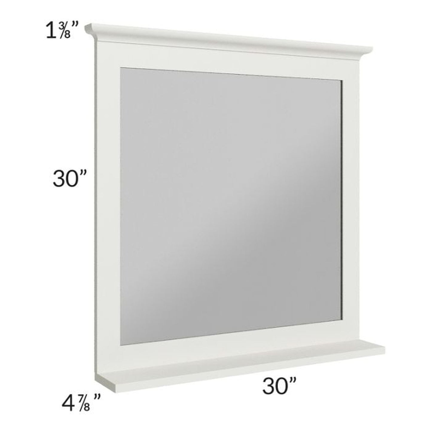 RTA Wellfleet Linen 30" x 30" Mirror