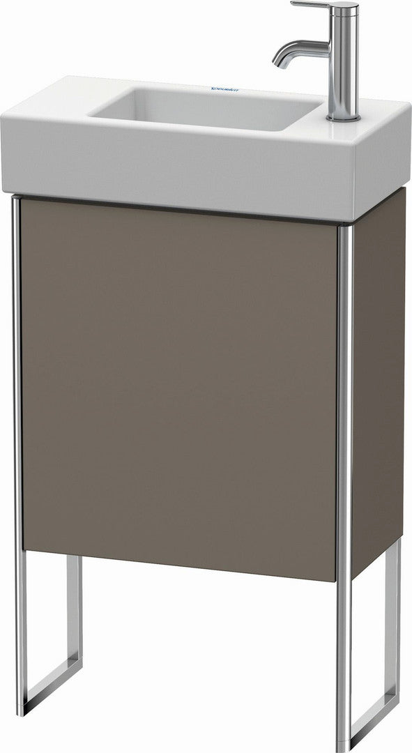 Duravit XSquare 19" Flannel Gray One Door Floorstanding Vanity Unit (XS4471L9090)
