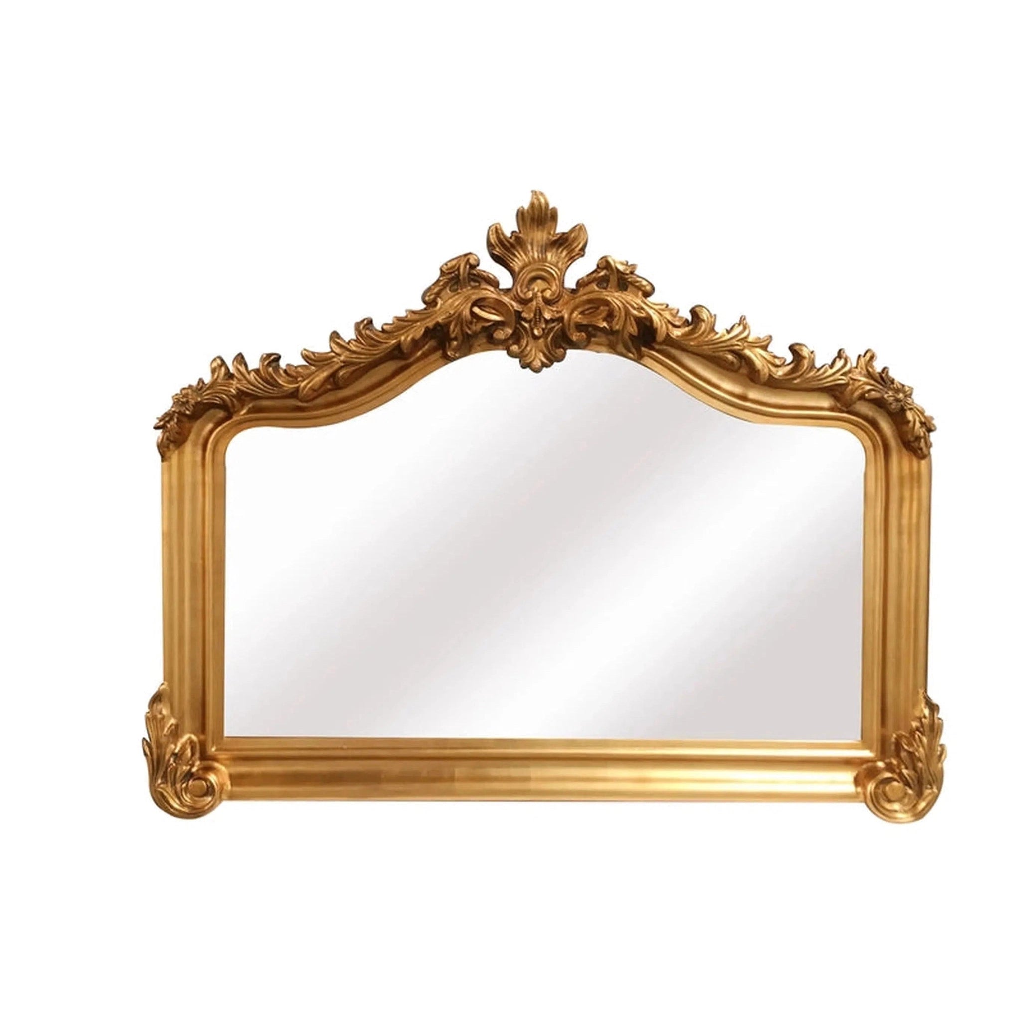 SBC Decor Blenheim 41" x 51" Wall-Mounted Wood Frame Dresser Mirror In SBC Decor Blenheim 41" x 51" Wall-Mounted Wood Frame Dresser Mirror In