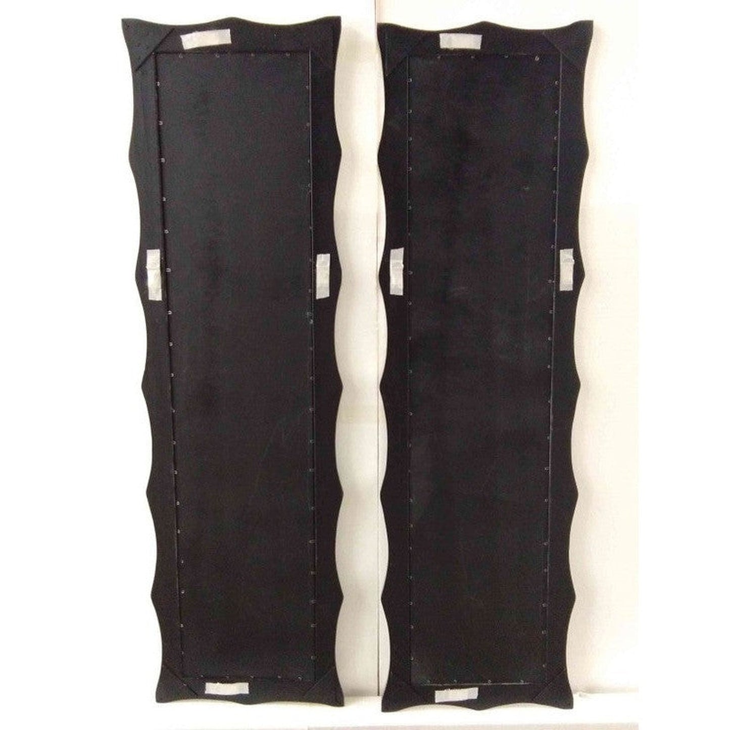 SBC Decor Harmony 19" x 67" Wall-Mounted Full-Length Wood Frame Dresser Mirror In Gold Leaf Finish