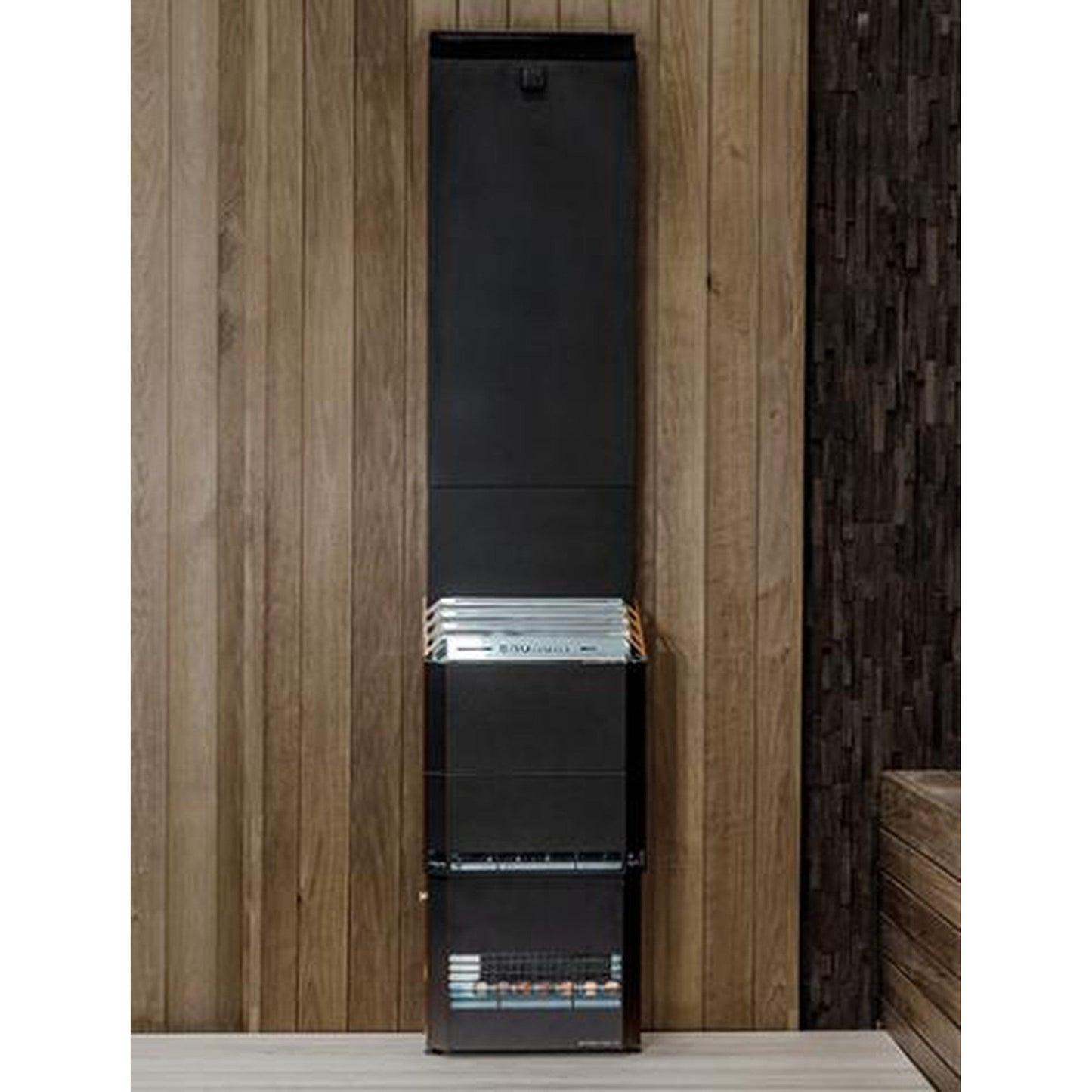 Saunum Air 5 Nordic Black WiFi Sauna Heater Package