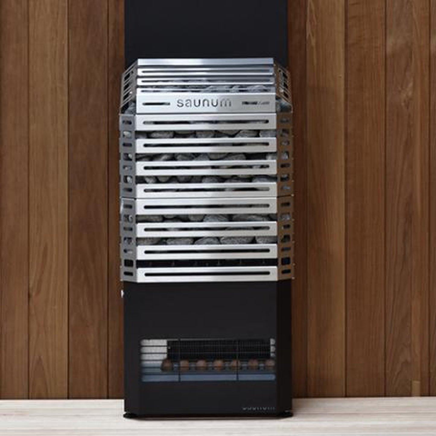 Saunum Air 7 Stainless Steel WiFi Sauna Heater Package