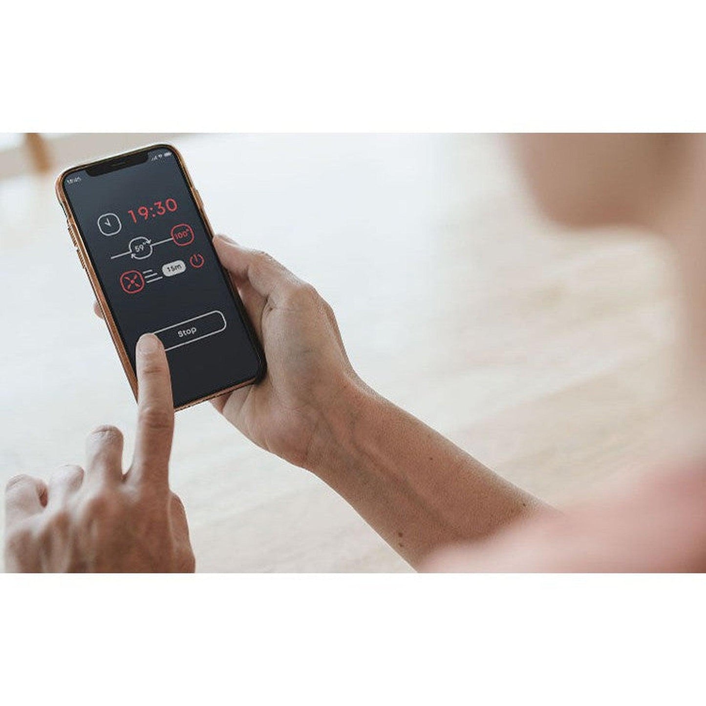 Saunum AirIQ Black Programmable Multi-Function Wi-Fi Sauna Heater Control