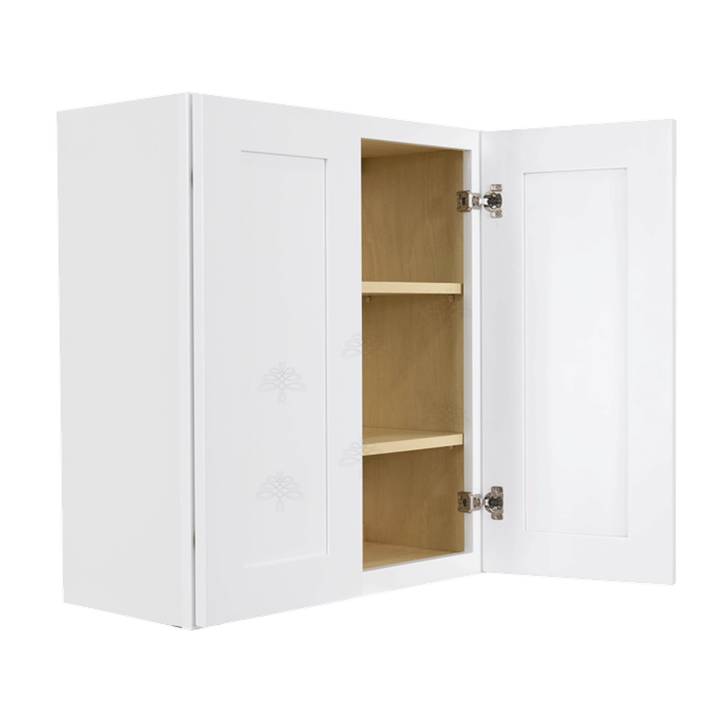 Selected Vendors LW-W3630 Lancaster 36" x 30" Wall-Mounted White Wood Wall Cabinet