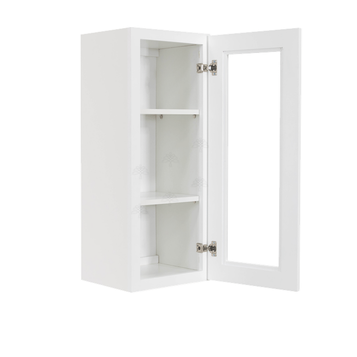 Selected Vendors LW-WMD1536 Lancaster 15" x 36" Wall-Mounted White Wood Wall Cabinet