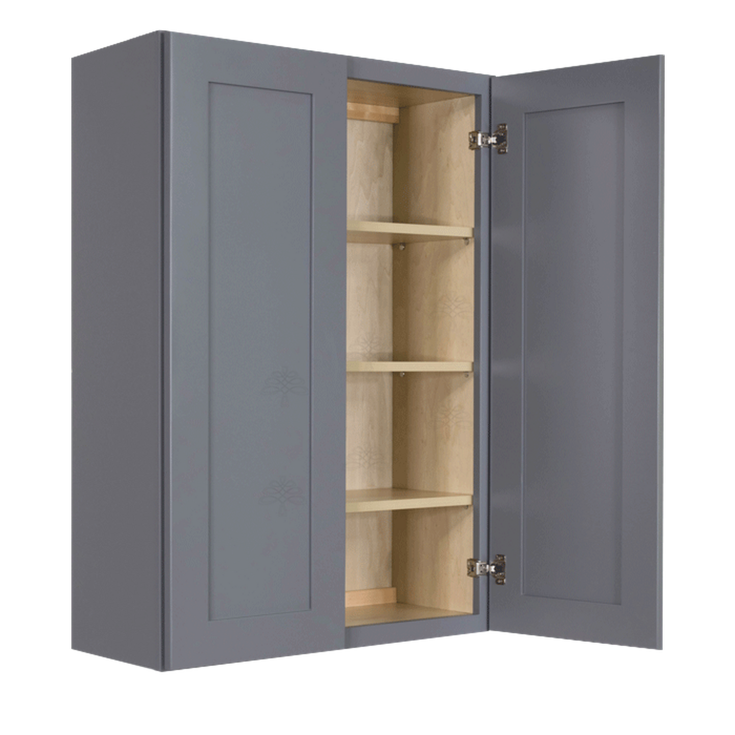 Selected Vendors Lancaster LG-W3342 33" x 42" Dark Gray Wood Wall Cabinet