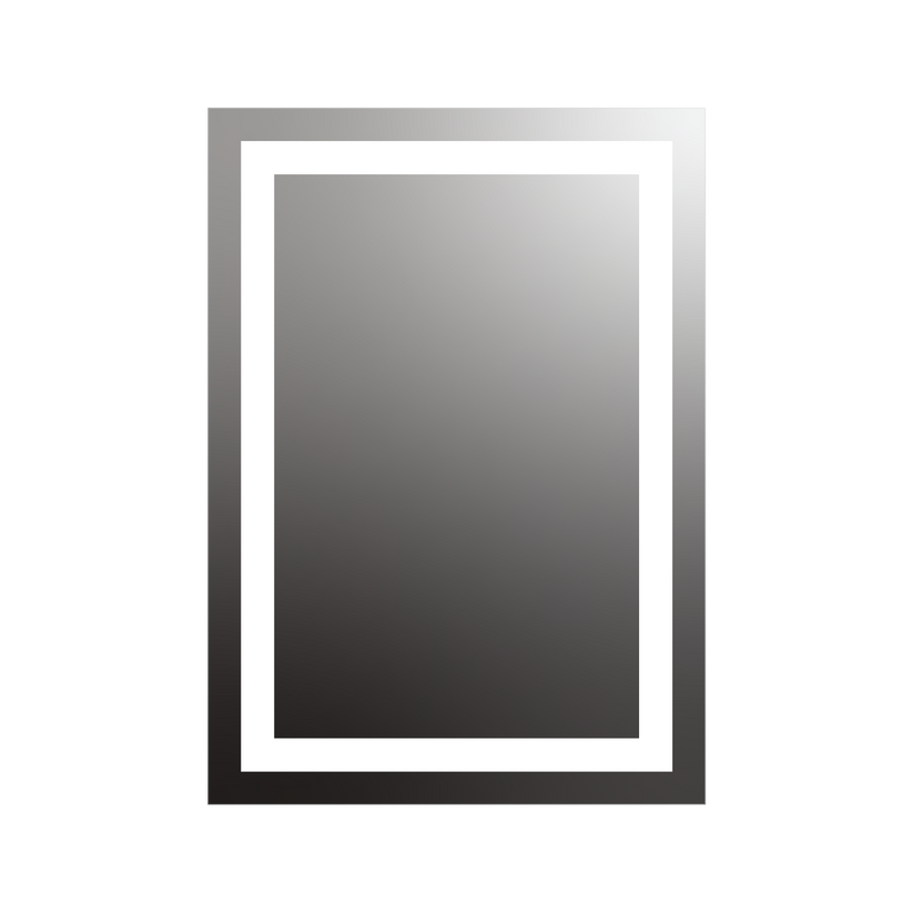 Seura Allegro 30" W x 42" H Wall Switch Dimming LED Lighted Mirror With Slim Housing