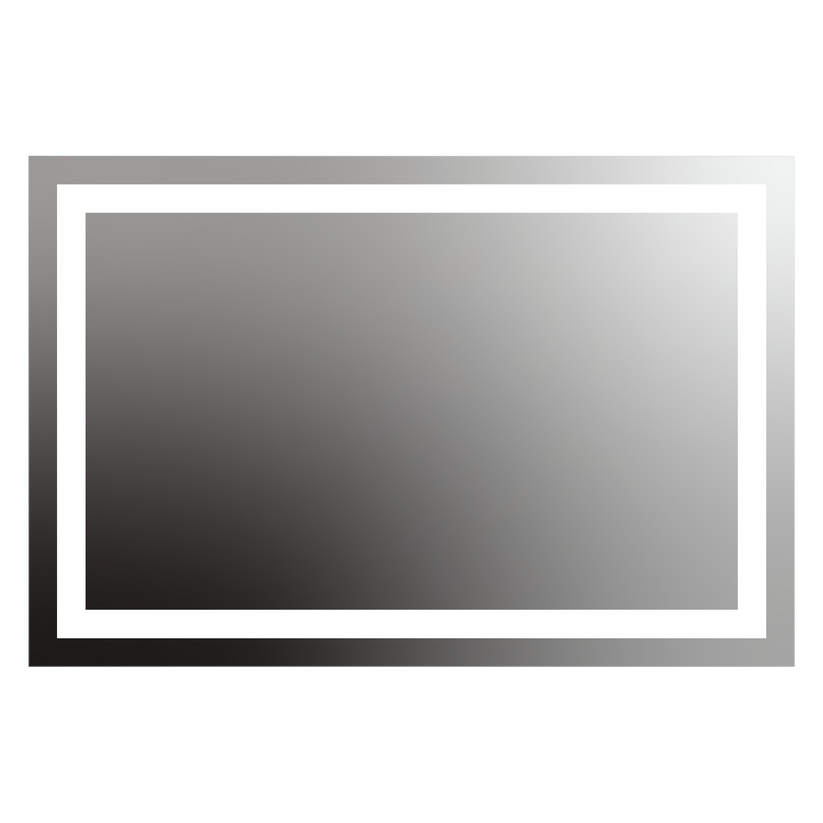 Seura Allegro 54" W x 36" H None Dimming LED Lighted Mirror With Slim Housing