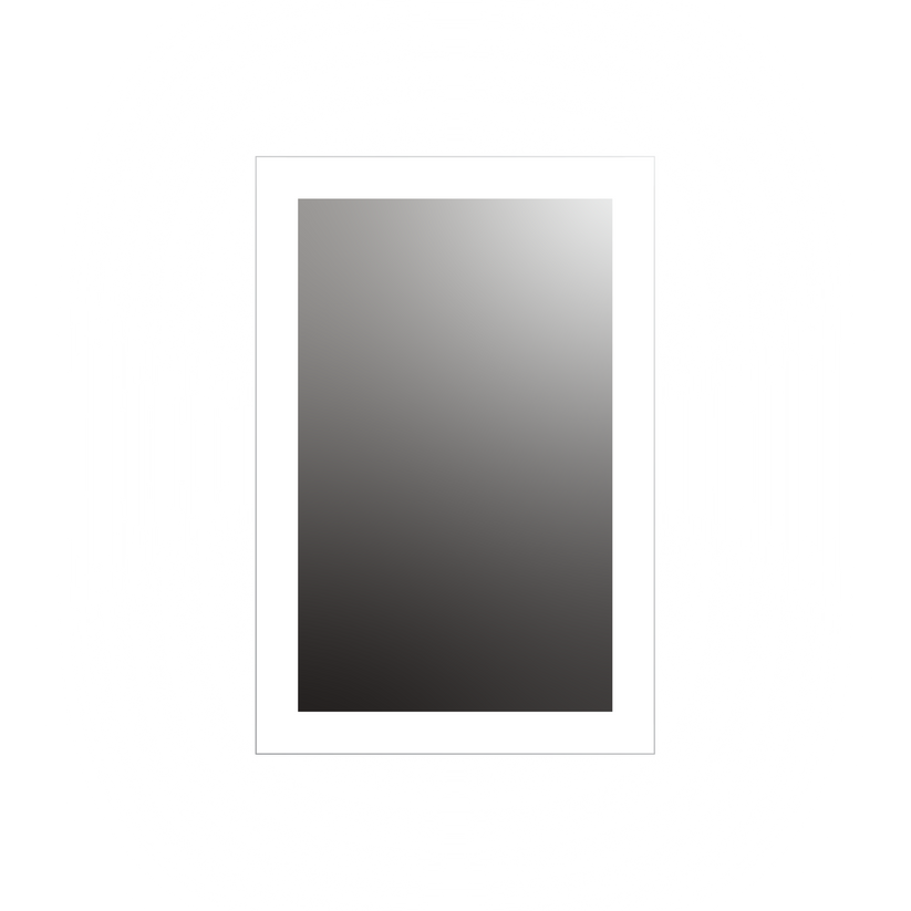 Seura Forte 24" W x 36" H Wall Switch Dimming Rounded Rectangular LED Lighted Mirror