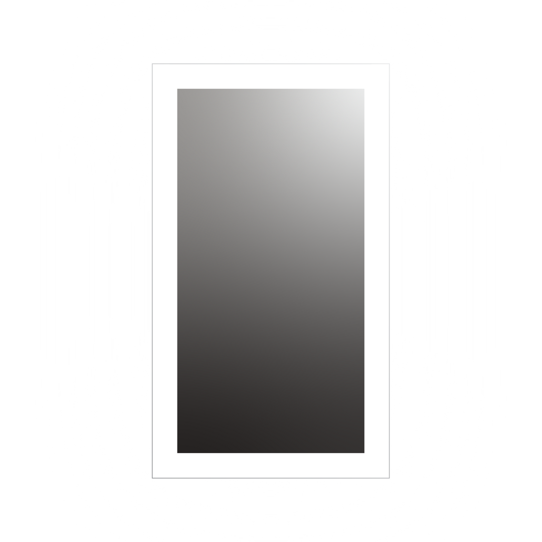 Seura Forte 24" W x 42" H None Dimming Rounded Rectangular LED Lighted Mirror
