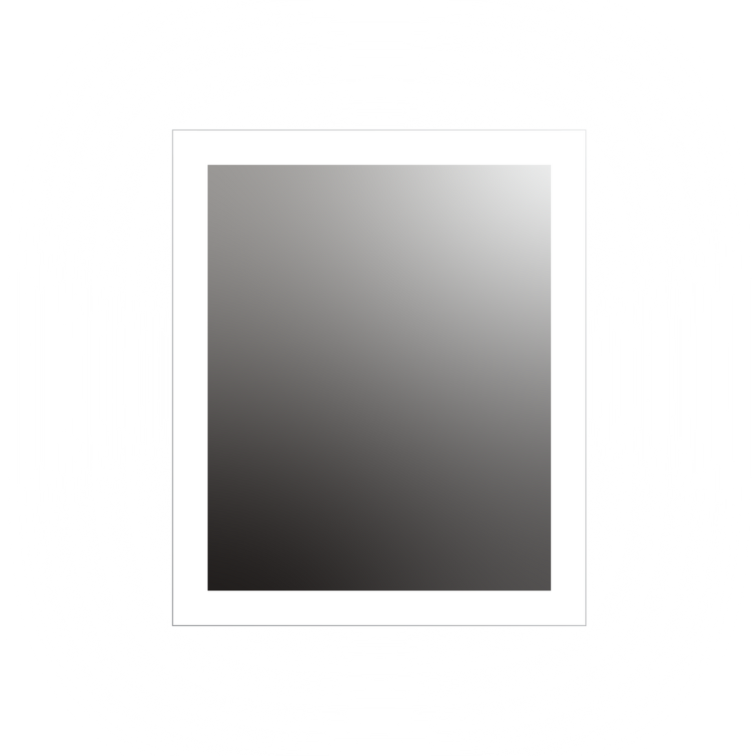 Seura Forte 30" W x 36" H Wall Switch Dimming Rounded Rectangular LED Lighted Mirror