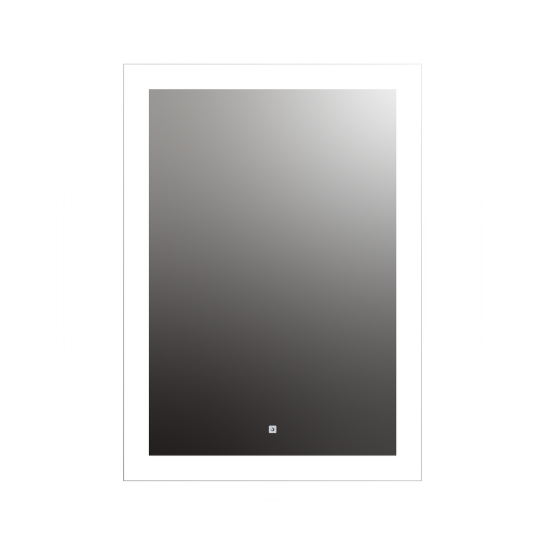 Seura Forte 30" W x 42" H Touch Control Dimming Rounded Rectangular LED Lighted Mirror