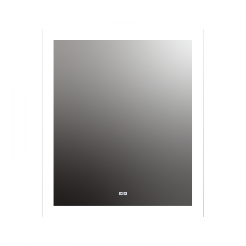 Seura Forte 36" W x 42" H Touch Control Dimming and Defogger Rounded Rectangular LED Lighted Mirror