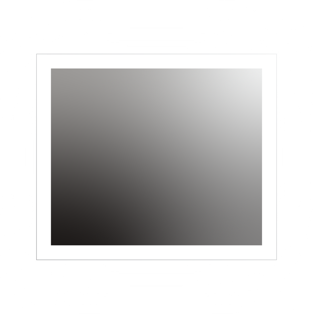 Seura Forte 42" W x 36" H None Dimming Rounded Rectangular LED Lighted Mirror