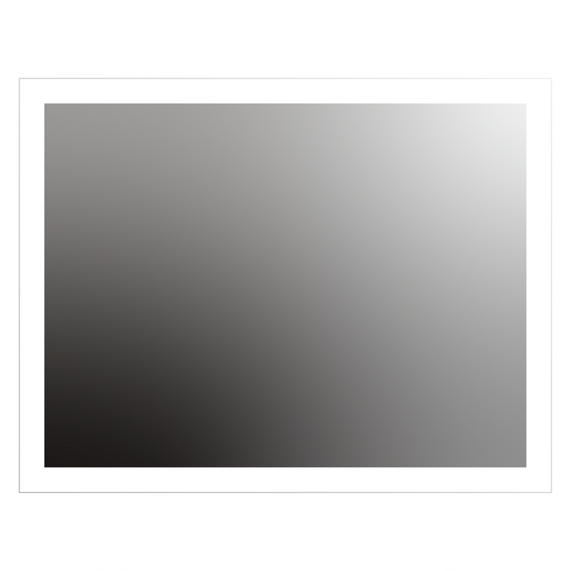Seura Forte 54" W x 42" H Wall Switch Dimming Rounded Rectangular LED Lighted Mirror