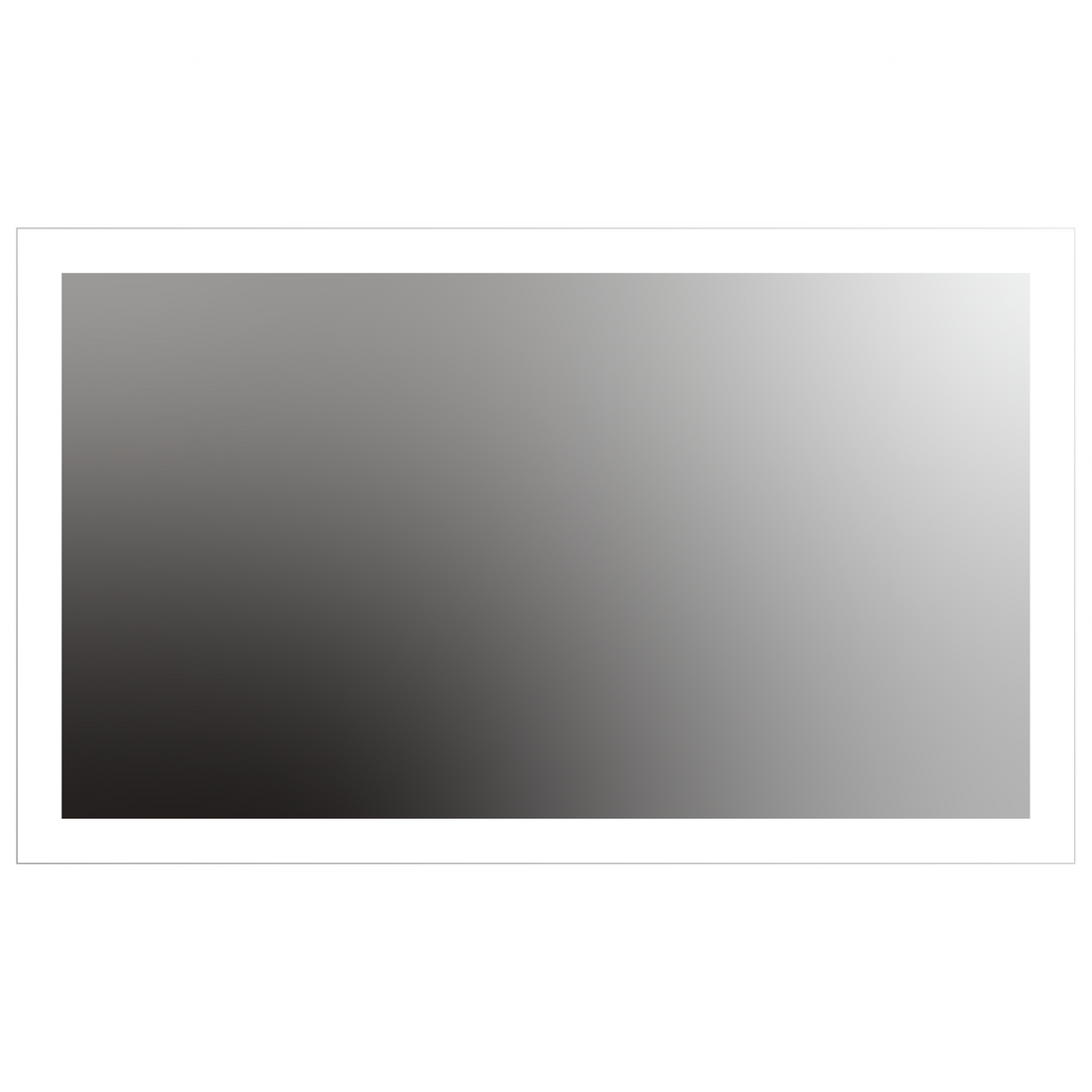 Seura Forte 60" W x 36" H None Dimming Rounded Rectangular LED Lighted Mirror