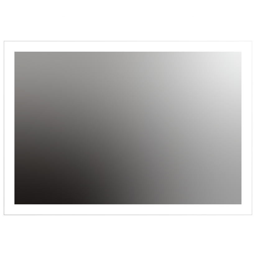 Seura Forte 60" W x 42" H None Dimming Rounded Rectangular LED Lighted Mirror