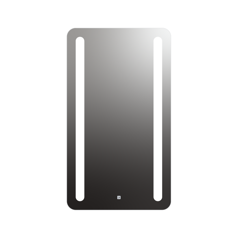 Seura Lumin 24" W x 42" H Touch Control Dimming Rounded Rectangle LED Lighted Mirror