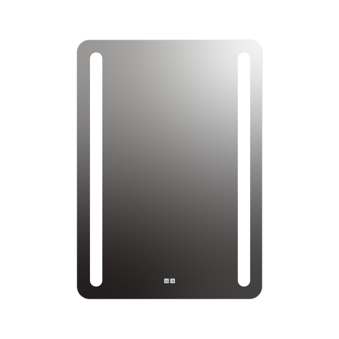 Seura Lumin 30" W x 42" H Touch Control Dimming and Defogger Rounded Rectangle LED Lighted Mirror