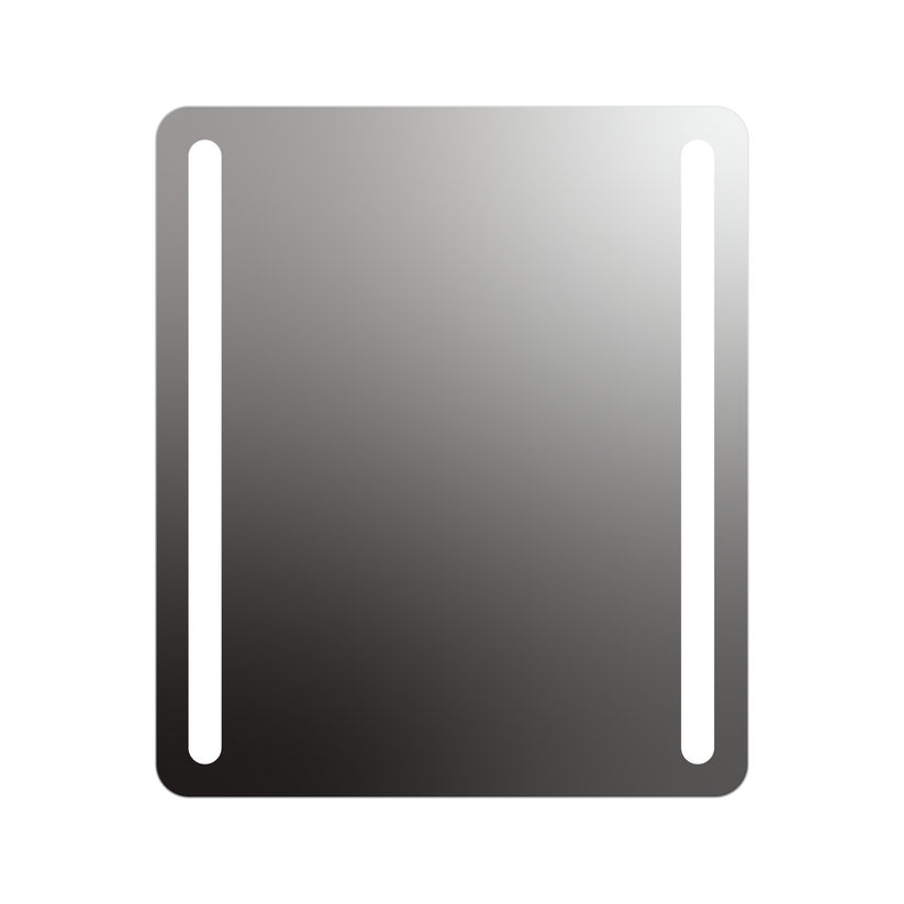 Seura Lumin 36" W x 42" H Wall Switch Dimming Rounded Rectangle LED Lighted Mirror