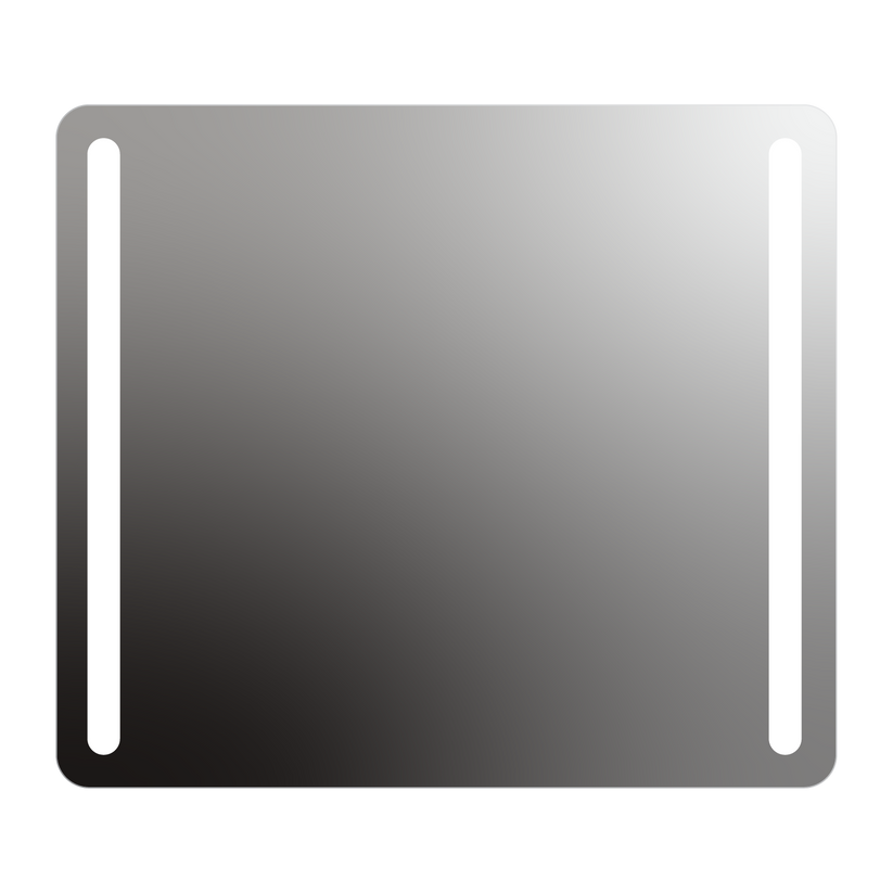 Seura Lumin 48" W x 42" H None Dimming Rounded Rectangle LED Lighted Mirror