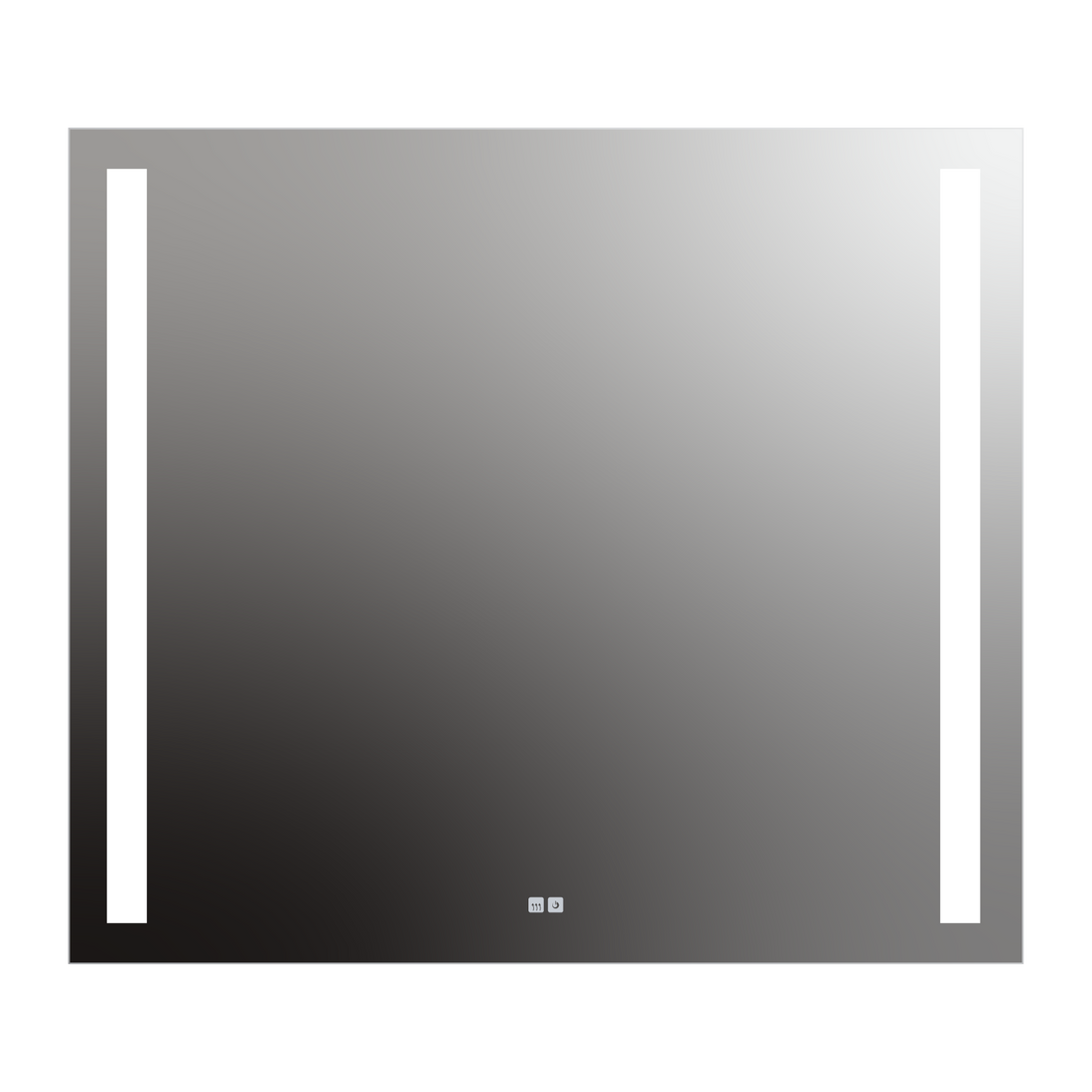 Seura Lumin 48" W x 42" H Touch Control Dimming and Defogger LED Lighted Mirror