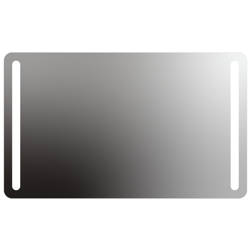 Seura Lumin 60" W x 36" H Wall Switch Dimming Rounded Rectangle LED Lighted Mirror