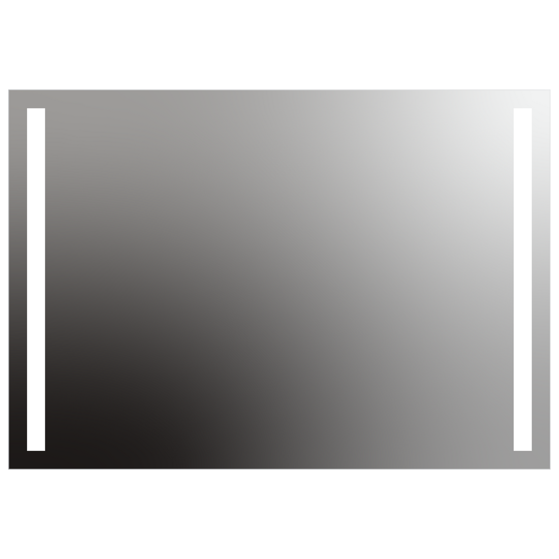 Seura Lumin 60" W x 42" H Wall Switch Dimming LED Lighted Mirror