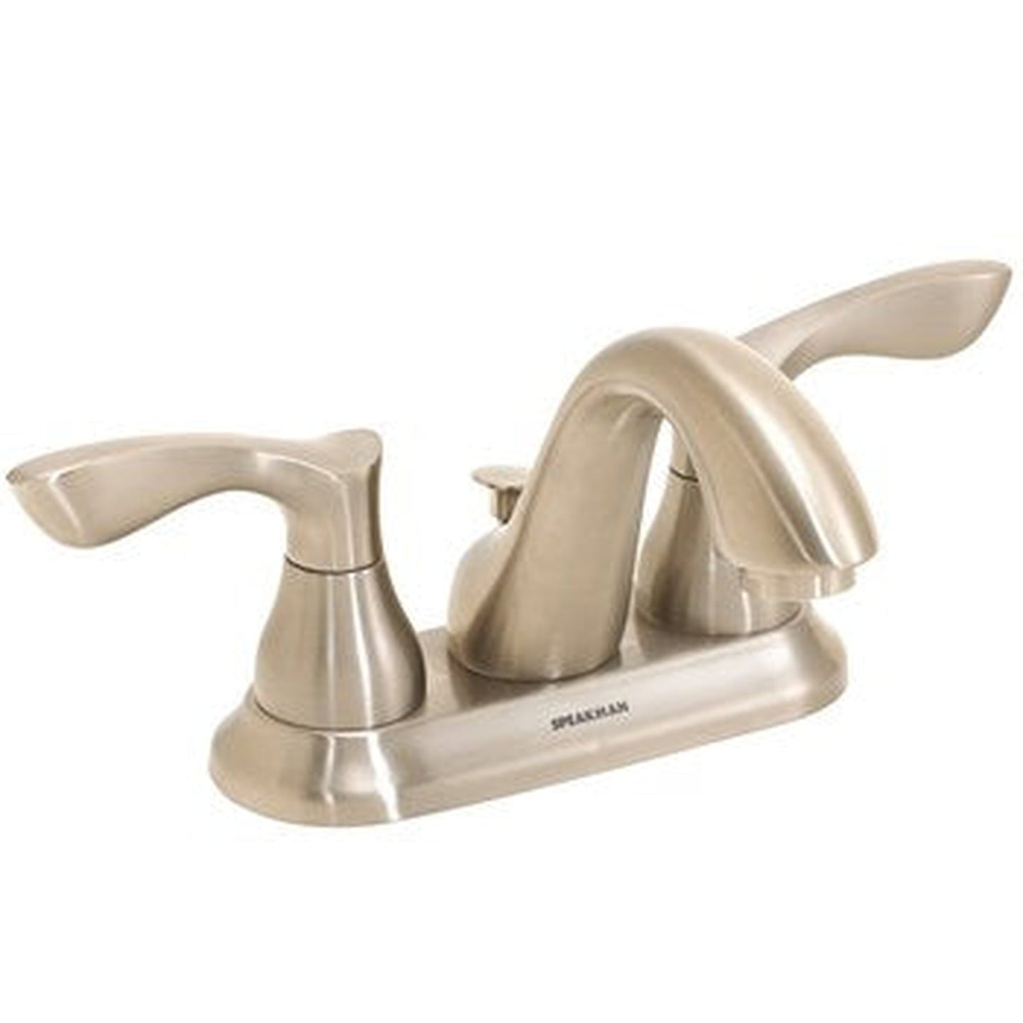 Speakman Chelsea 1.2 GPM Brushed Nickel Lever Handles Centerset Faucet