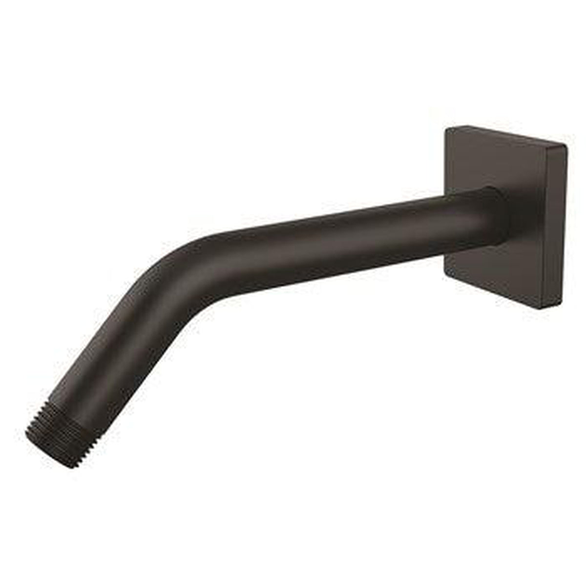 Speakman Lura 7" Matte Black Bent Shower Arm and Flange