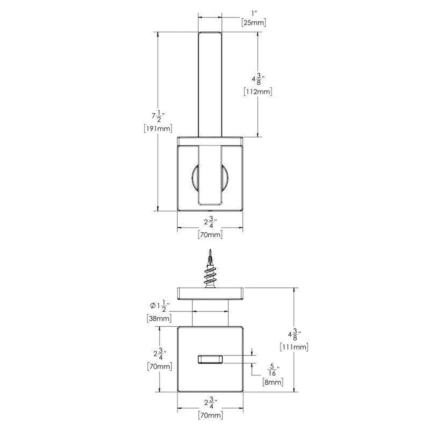 Speakman Lura Reserve Polished Chrome Toilet Paper Holder