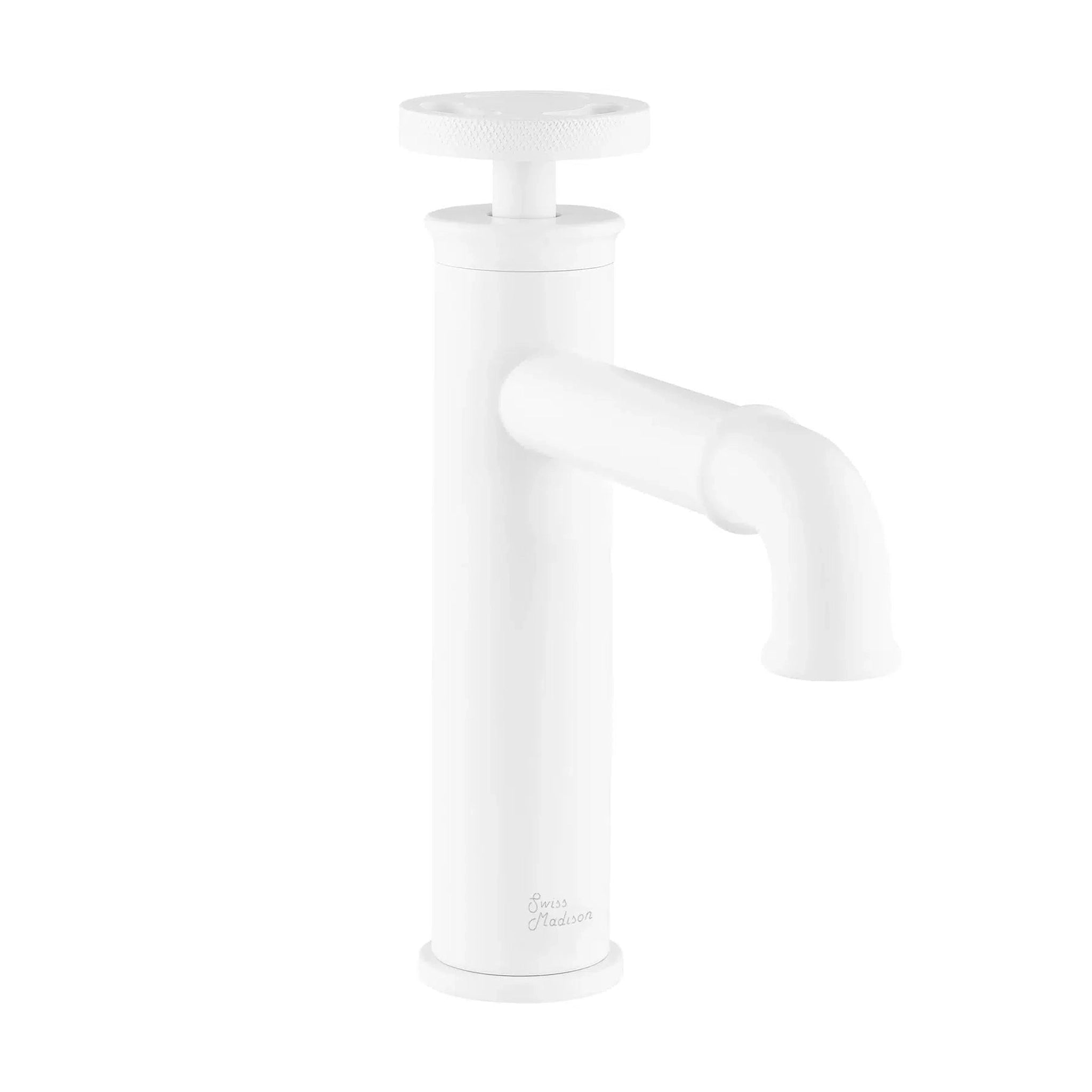 Swiss Madison Avallon 7" SingleHandle Matte White Bathroom Faucet Wit