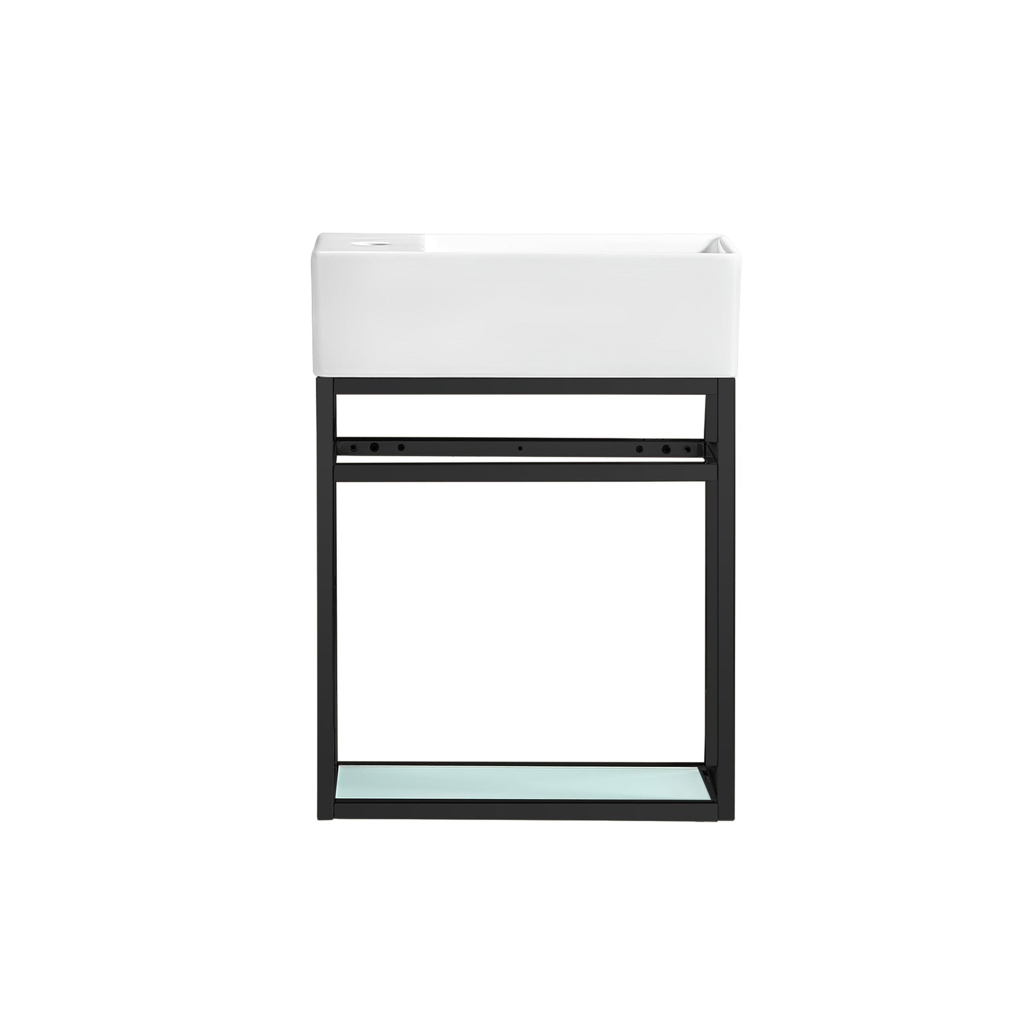 Swiss Madison Pierre 20" x 25" Wall-Mounted White Bathroom Vanity With