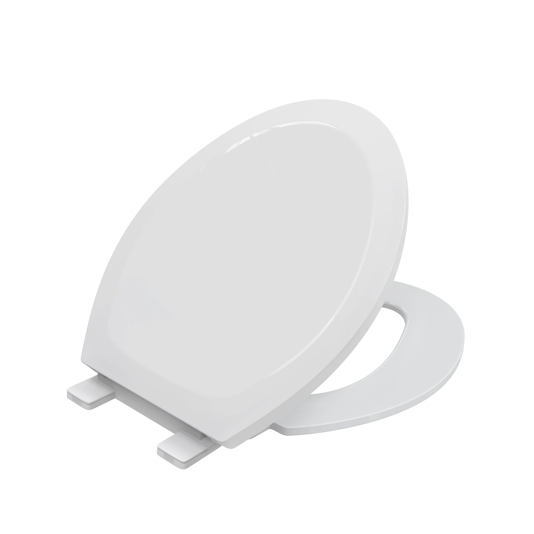 evekare Night glow toilet seat Plastic White Elongated Soft Close