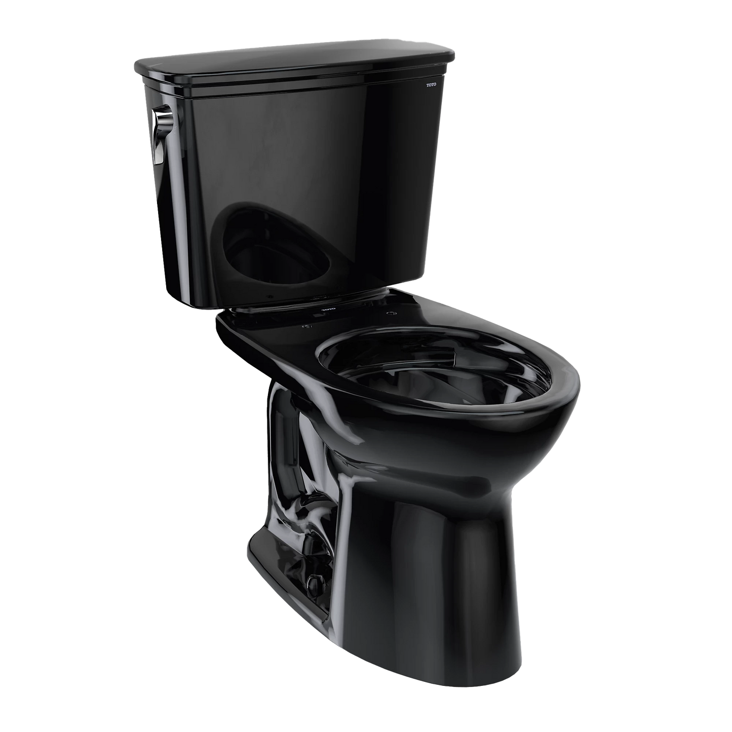 TOTO Drake Ebony 1.28 GPF Universal Height Transitional Two-Piece Toilet