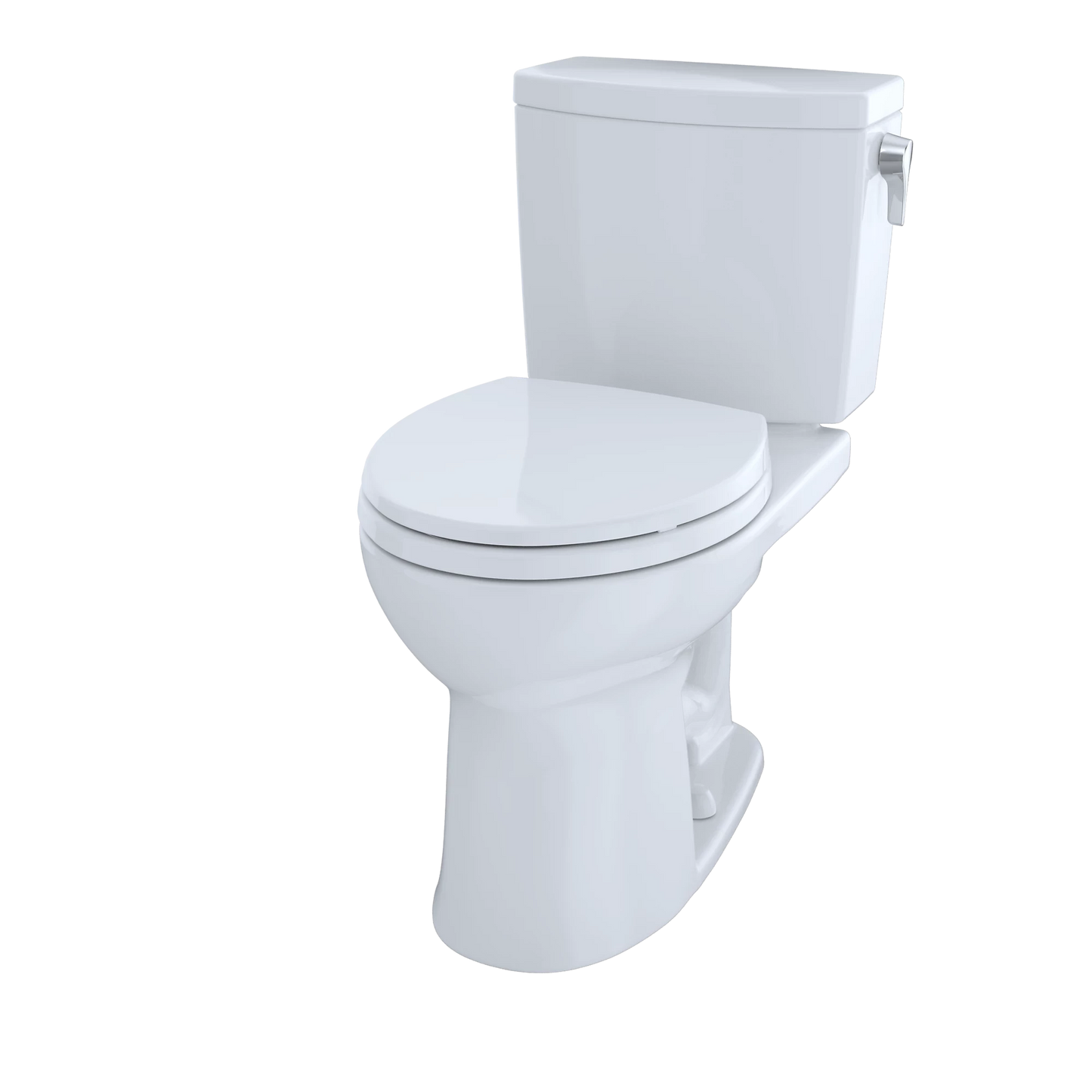 TOTO Drake II Cotton Right Lever 1G Round Front Two-Piece Toilet